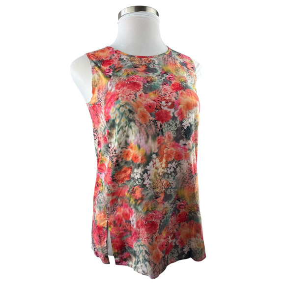 Athleta Zephyr Refined Tank Renewed Bloom Spring Pink Stretch Lightweight Small - Picture 2 of 13